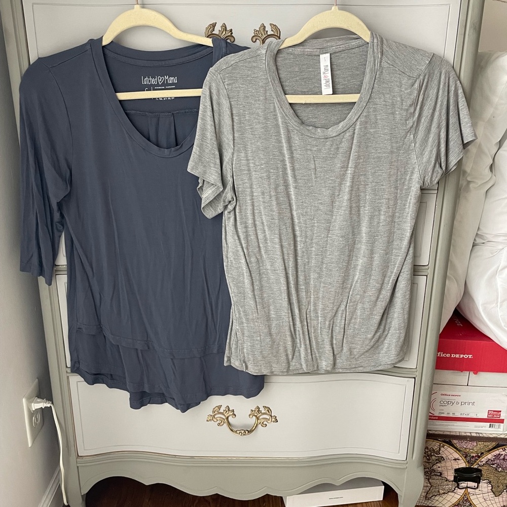 Latched Mama Nursing Shirt Set